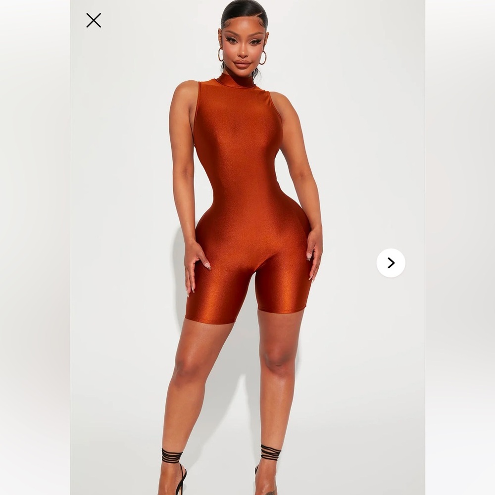 Shimmering Copper Romper